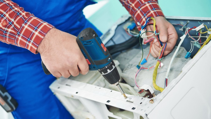 Alaşehir Carrier Carrier çamaşır makinesi kart tamiri – Su almama arızası orijinal parça ile giderildi. - Teknik servis örneği